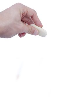 an image of eraser isolated on white 