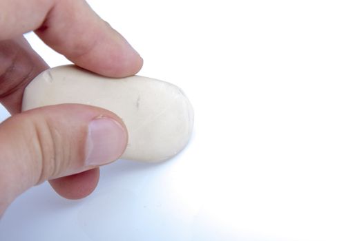 an image of eraser isolated on white 
