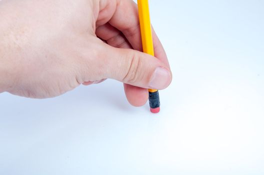 an image of eraser isolated on white 