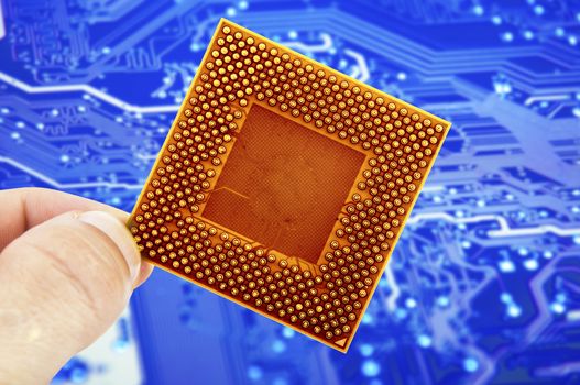 An image of central processing unit. CPU