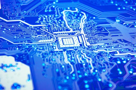 An image of macro shoots of motherboard