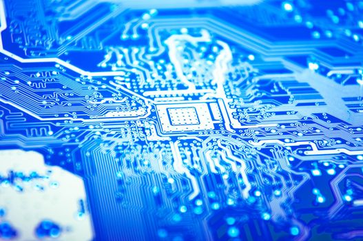 An image of macro shoots of motherboard