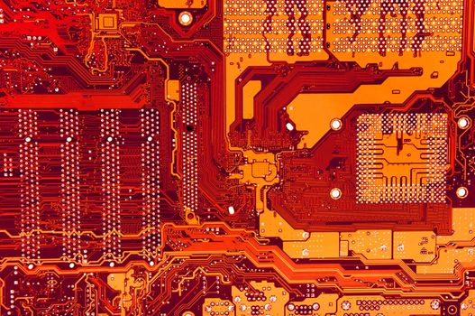 An image of macro shoots of motherboard