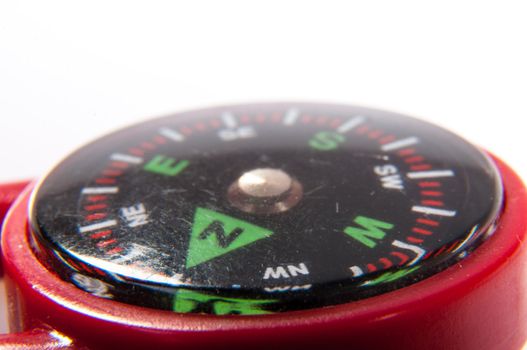 An image of compass showing north direction