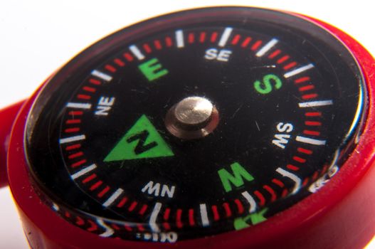 An image of compass showing north direction