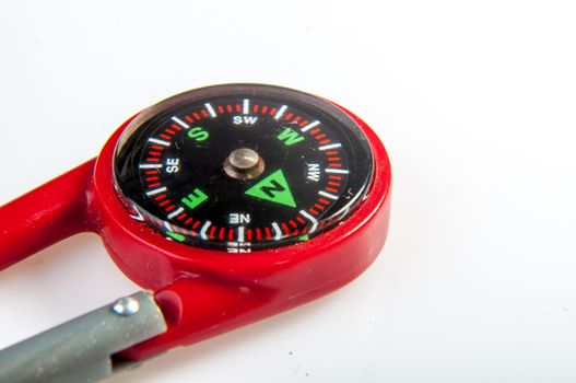 An image of compass showing north direction