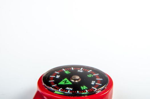 An image of compass showing north direction
