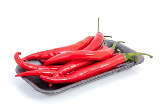 An image of red chilli pepper isolated