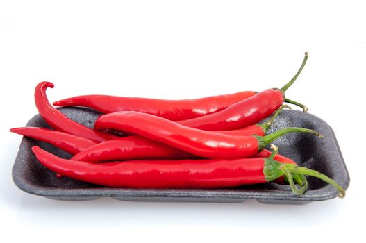 An image of red chilli pepper isolated
