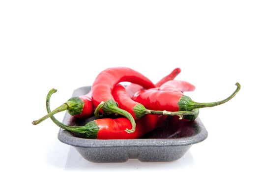 An image of red chilli pepper isolated