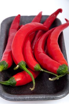 An image of red chilli pepper isolated