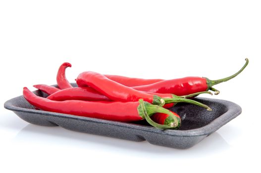 An image of red chilli pepper isolated