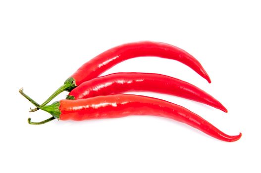 An image of red chilli pepper isolated