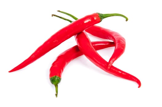 An image of red chilli pepper isolated