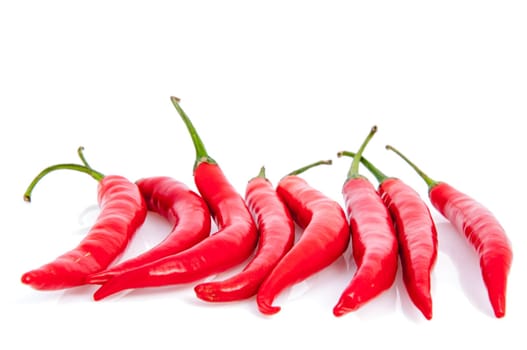 An image of red chilli pepper isolated