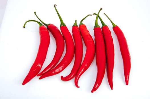 An image of red chilli pepper isolated