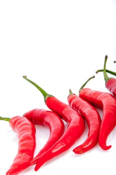 An image of red chilli pepper isolated