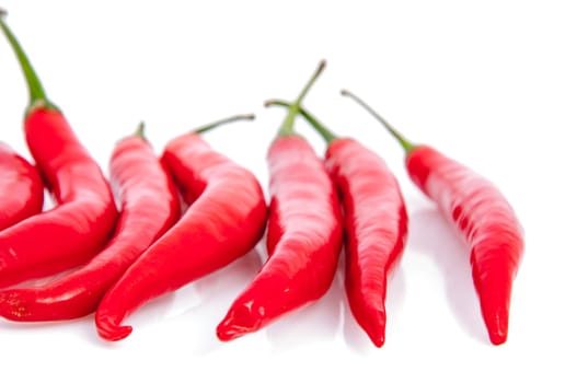 An image of red chilli pepper isolated