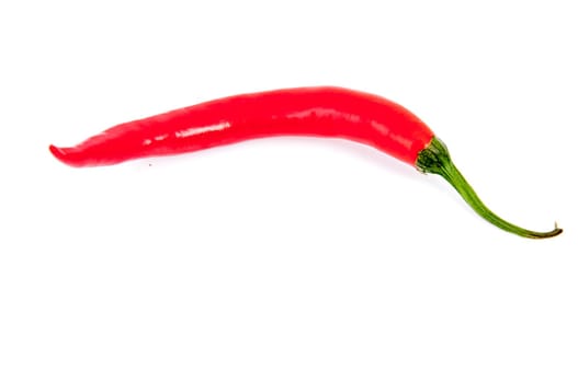 An image of red chilli pepper isolated