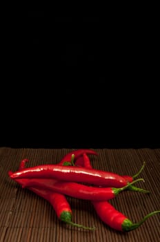 An image of red chilli pepper isolated