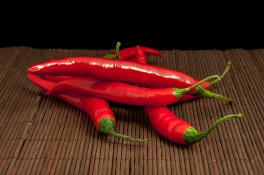An image of red chilli pepper isolated