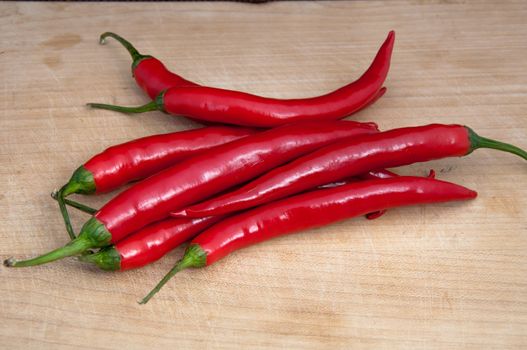 An image of red chilli pepper isolated