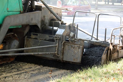 paving the way road construction