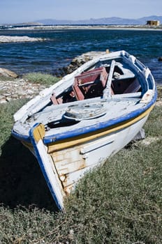 Old Fishing Boat, taken in Greece