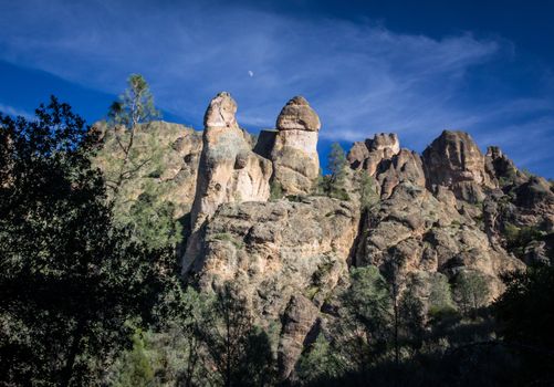 Pinnacles National Monument in California, USA.