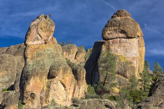 Pinnacles National Monument in California, USA.