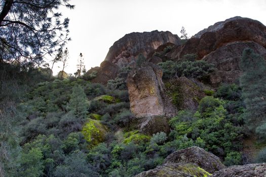 Pinnacles National Monument in California, USA.