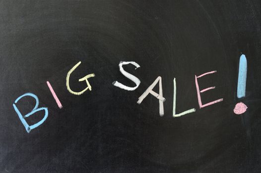 Chalk drawing - Big sale concept