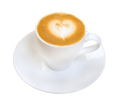 cappuccino cup.coffee . isolated on a white background.