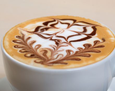 cappuccino cup.coffee   close up 