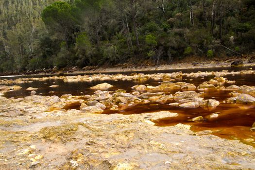 a landscape of riotinto spain