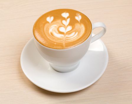 cappucino.Cup of coffee