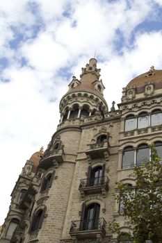 a gotic castle in barcelona