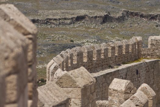 a landscape of  rhodes island 