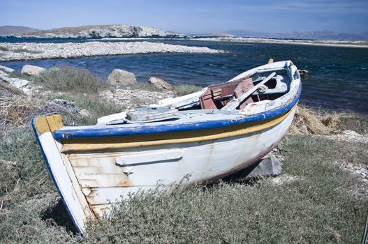 Old Fishing Boat in Greece