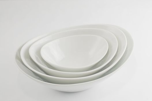 White china bowl