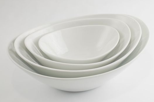 White china bowl