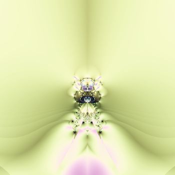 Elegant fractal design, abstract psychedelic art, meditation