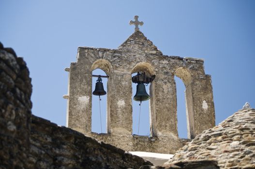 Bell Tower in Naxos, an Isle of Greece