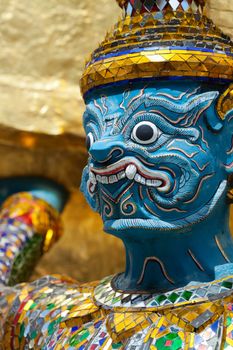 Giant Buddha in Grand Palace, Thailand