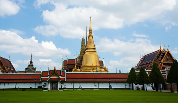 Thai temple in Grand Palace, Thailand