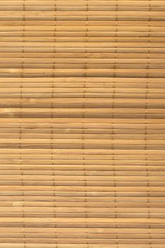 The asian mat from yellow bamboo. Wood texture