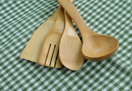Wooden cooking utensils