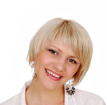 Beautiful woman portrait studio shot