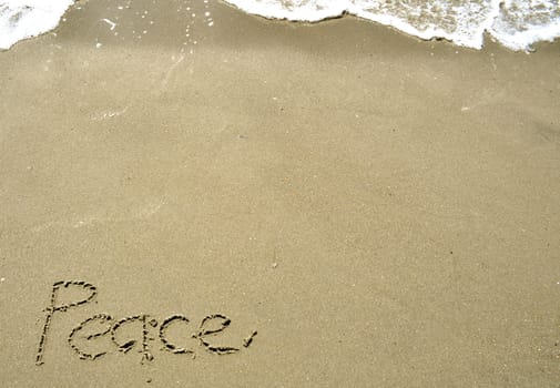 Peace Written in the Sand