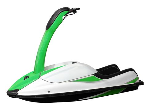 Jet ski isolated on white background